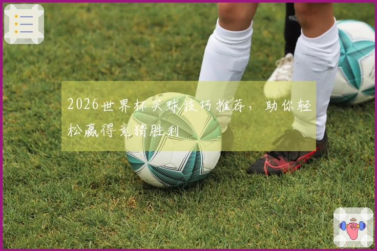 2026世界杯买球技巧推荐，助你轻松赢得竞猜胜利